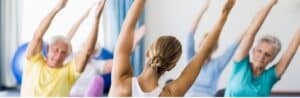 Website header yoga